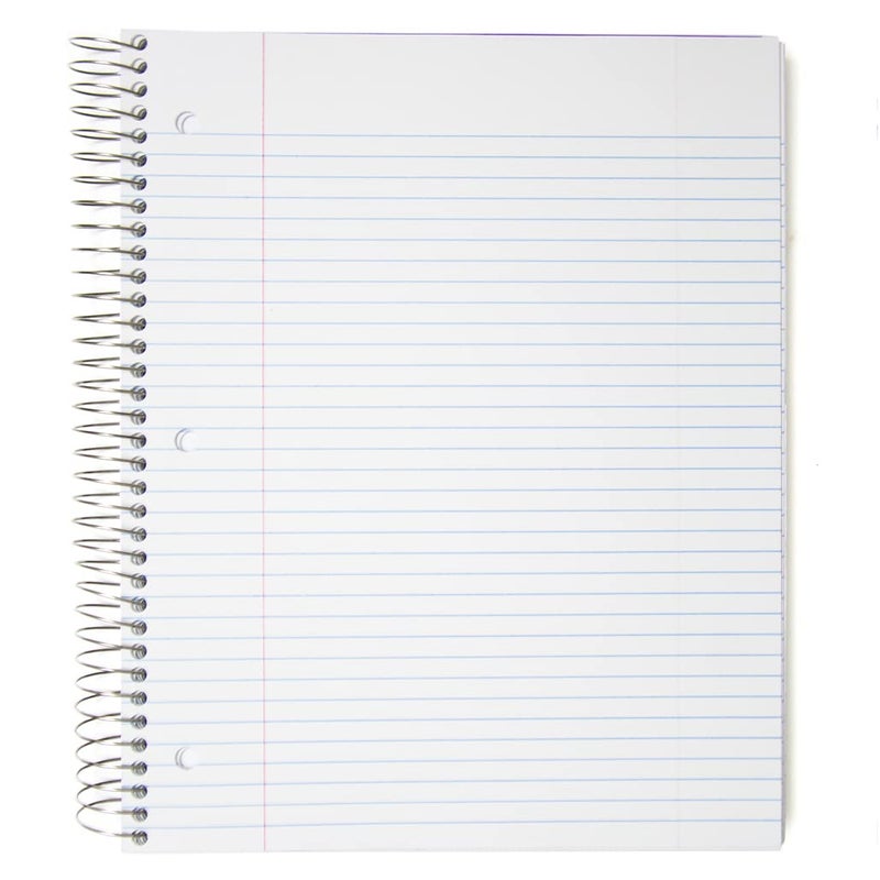 Top Flight Wired 5-Subject Wirebound Notebook with 8 Pockets, 160 Sheets, College Rule, 11 x 8.875 Inches, 1 Notebook, Cover May Vary (33182) - Image 5